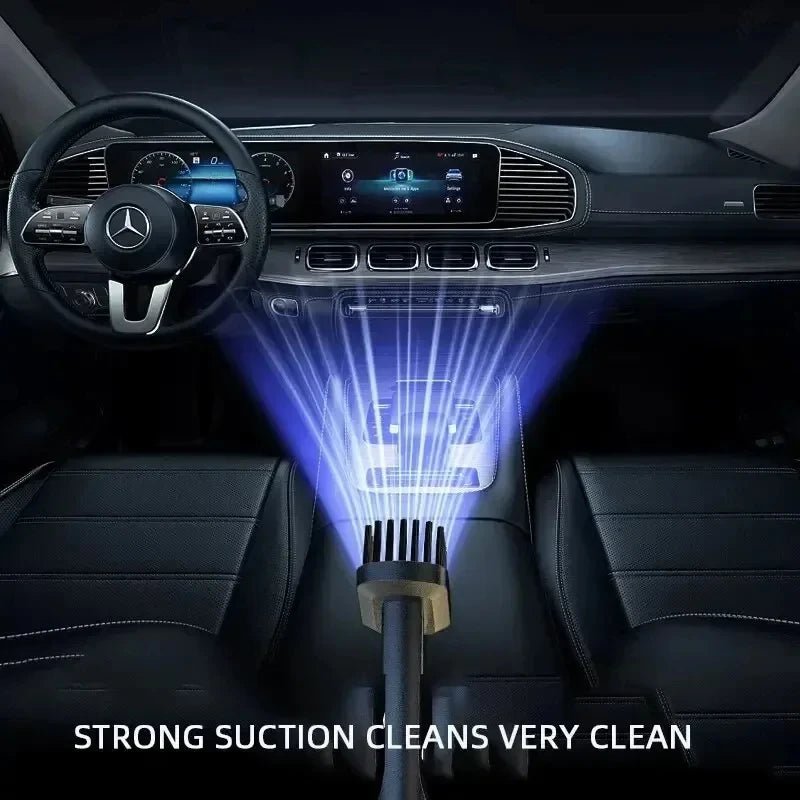 120W Vacuum Cleaner Portable Car Vacuum Cleaner USB Charging - Omystec
