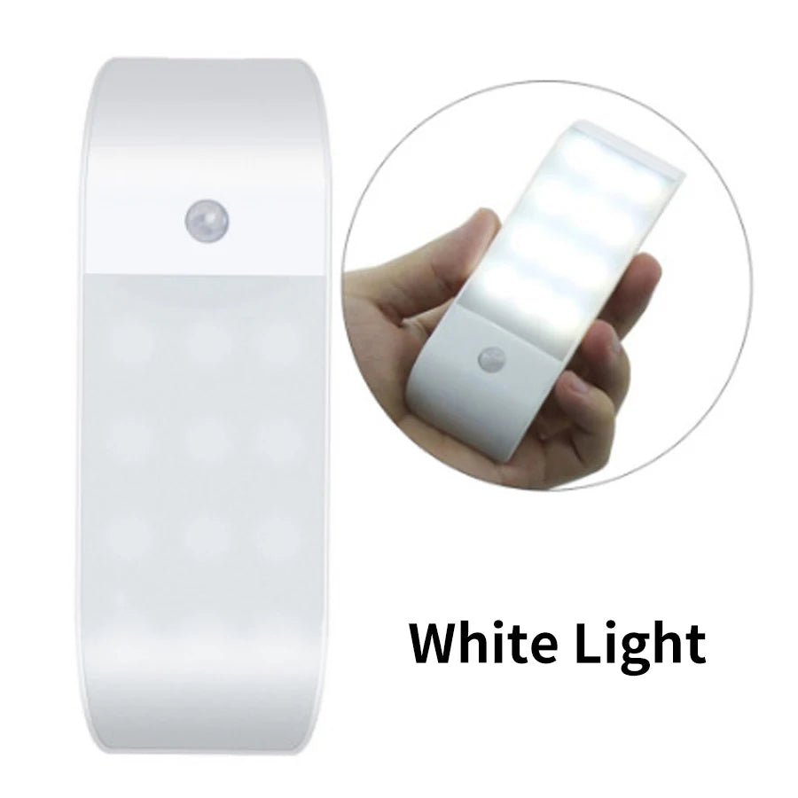 12LED Night Light Motion Sensor Rechargeable USB - Omystec