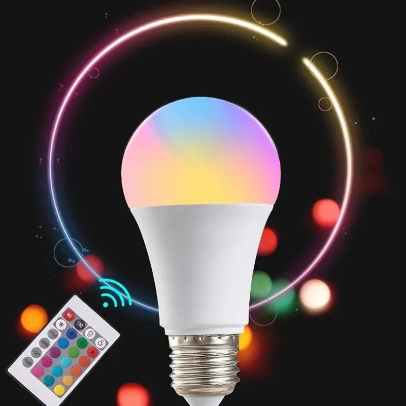 16 Colors RGB Bulb LED Multicolor Bulb Household Lighting Dimmable - Omystec