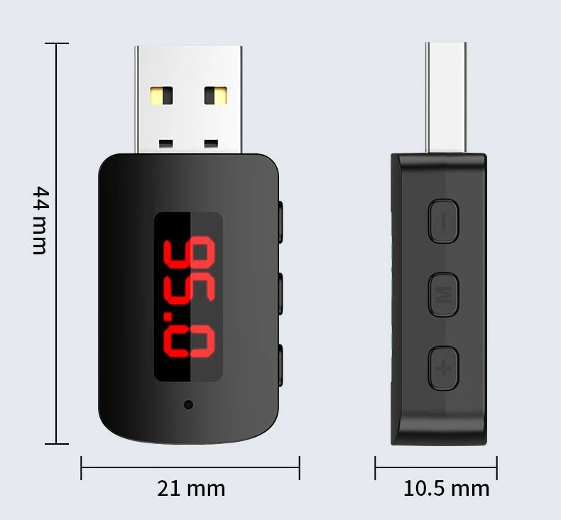 Bluetooth 5.4 Car FM Transmitter Receive Mini USB Handsfree Car Kit Wireless  Auto Car Accessories Car Fm Radio - Omystec