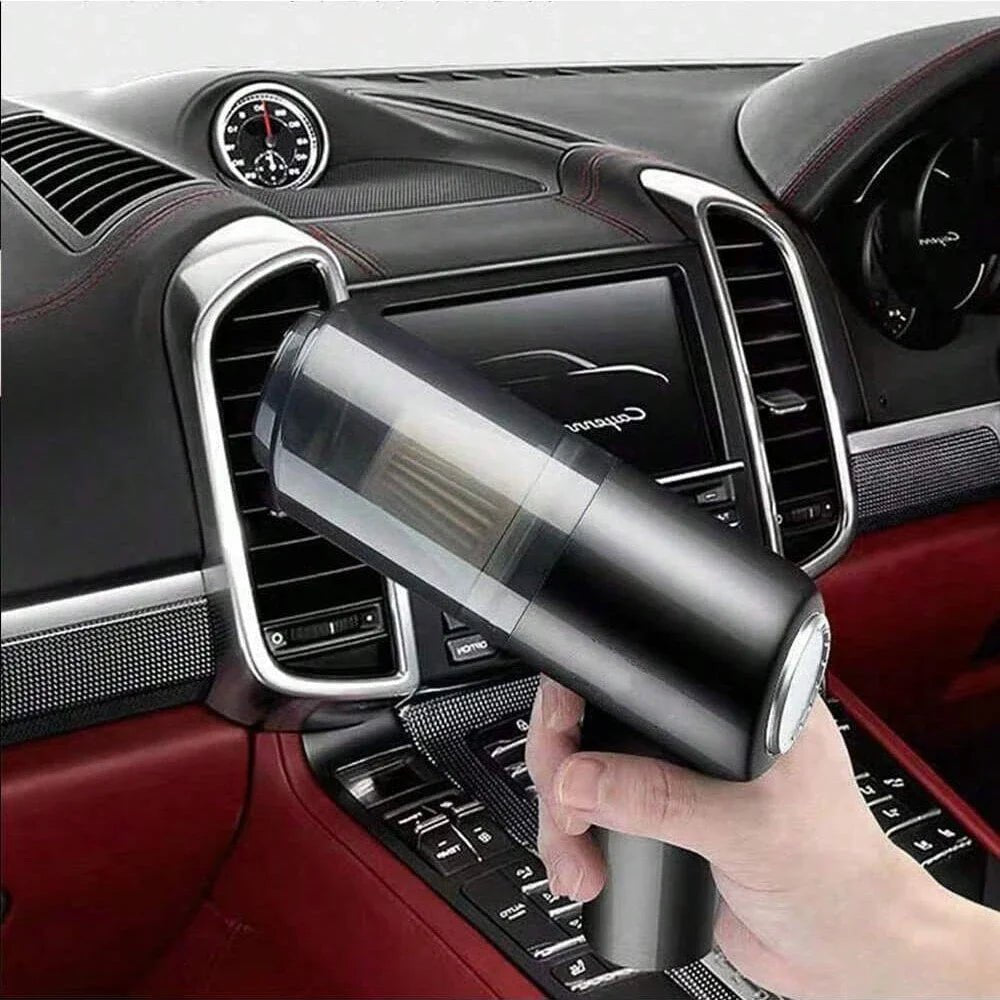Car Vacuum Cleaner, Wireless Charging, Dual - purpose Suction and Blowing - Omystec