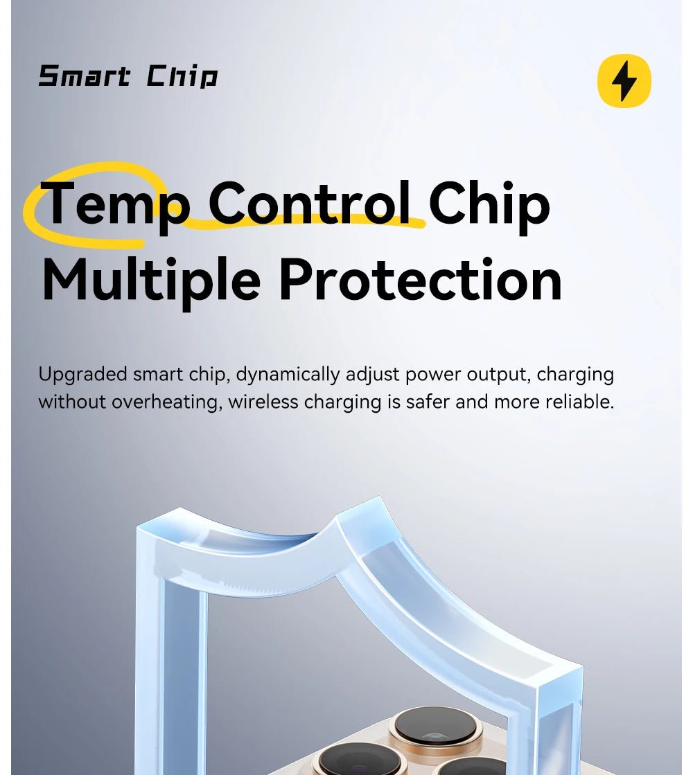 Essager Magnetic Wireless Charger With Holder 15W Fast Charging For iPhone - Omystec