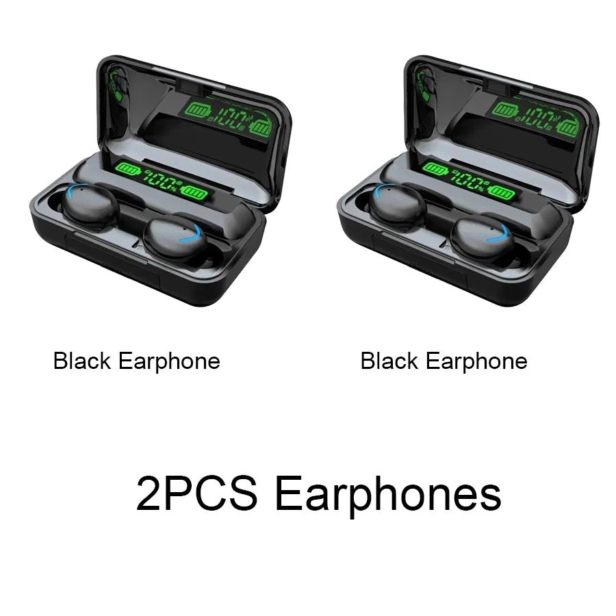 F9 Wireless Earphones Bluetooth TWS LED Display Noise Reduction Headphones - Omystec