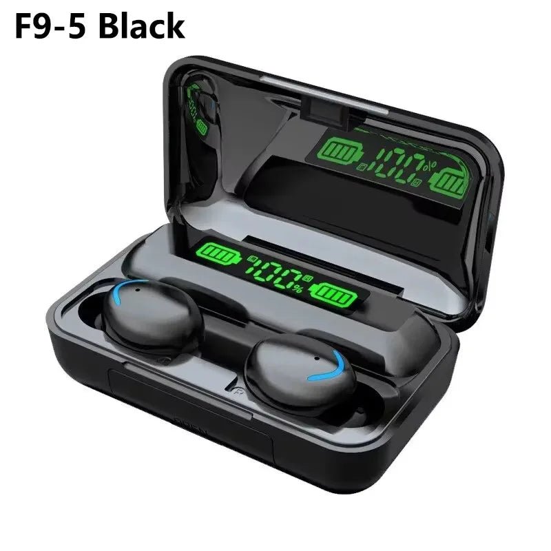 F9 Wireless Earphones LED Display Binaural TWS Wireless Bluetooth - Omystec
