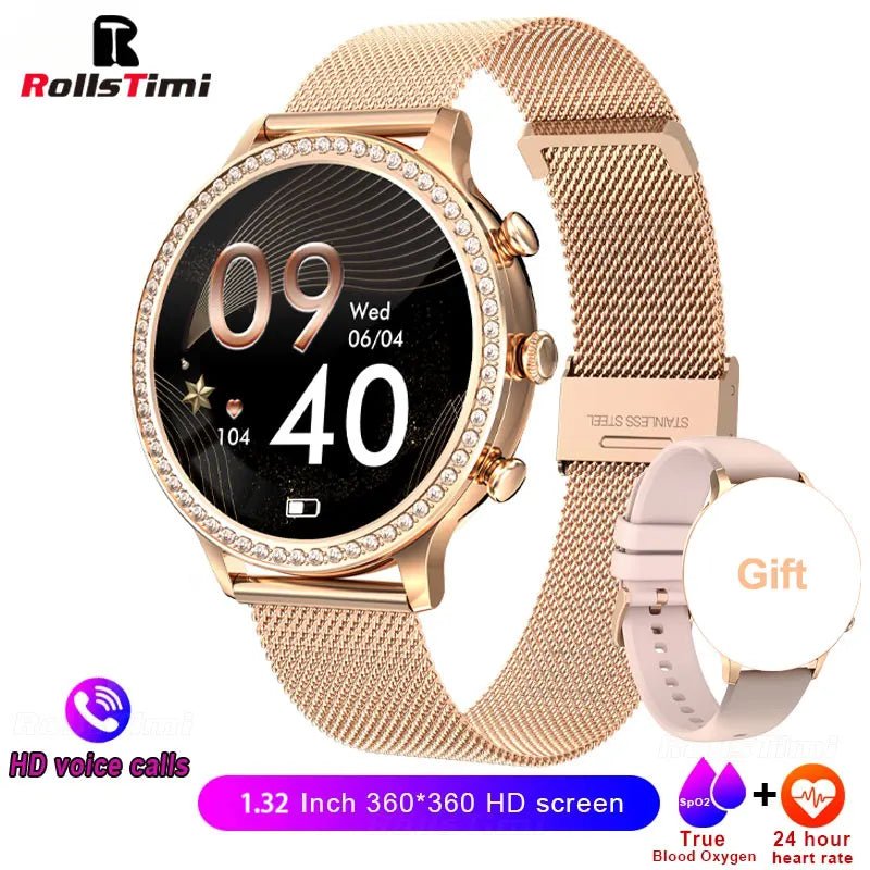 Fashion Luxury Smart Watch Women - Omystec