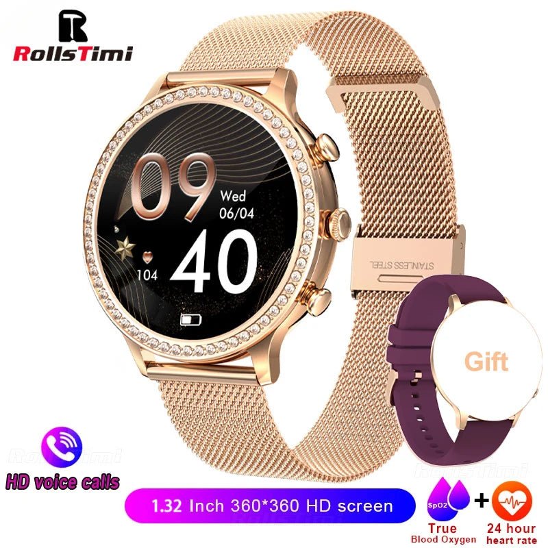 Fashion Luxury Smart Watch Women - Omystec