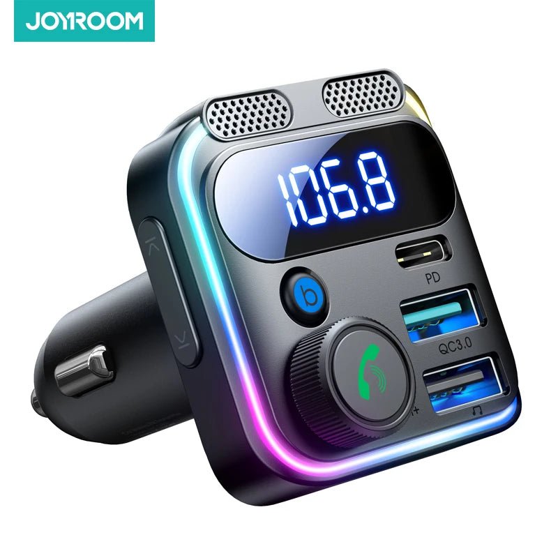 JOYROOM 48W Bluetooth 5.3 Car FM Transmitter Dual - Omystec