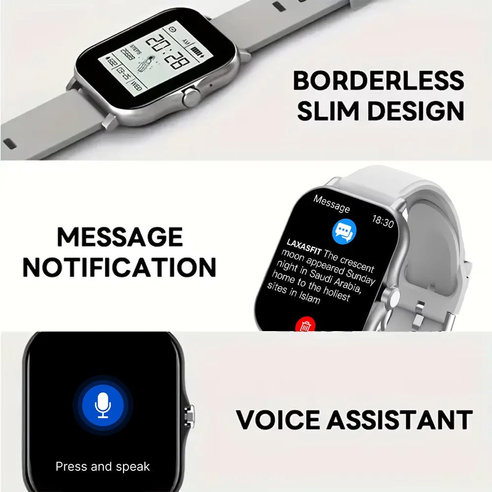 LAXASFIT Smartwatch For Men Women Bluetooth Calling Bracelet - Omystec