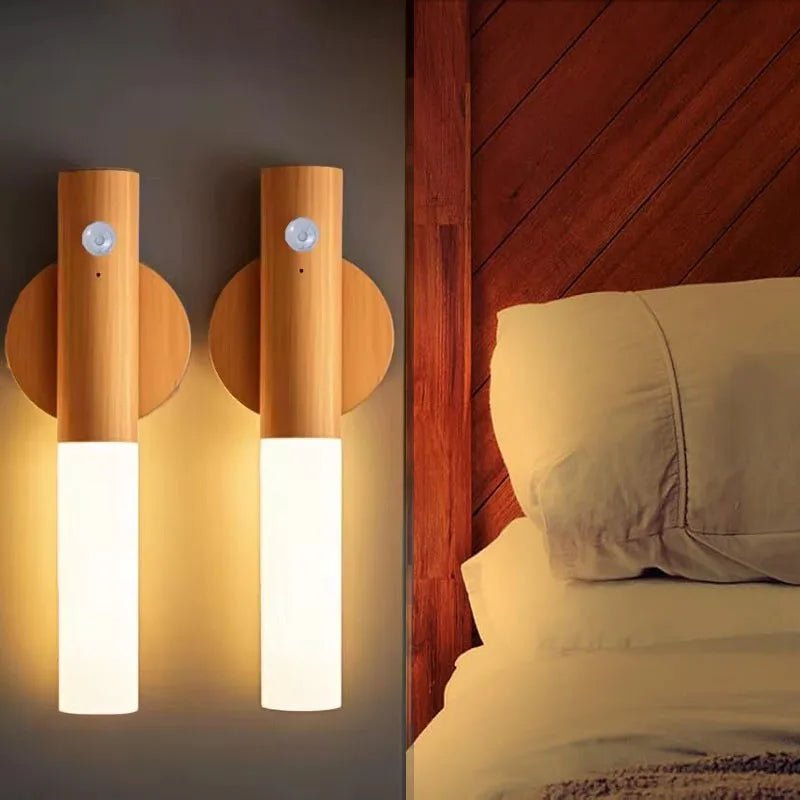 LED Wood Wall Lamp Atmosphere - Omystec