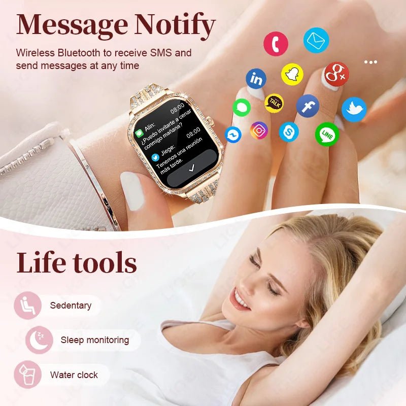 LIGE Smart Watch Women - Omystec