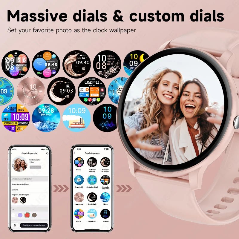 LIGE Smart Watch Women Men Bluetooth Call - Omystec