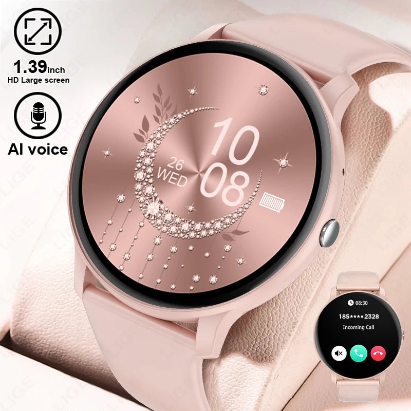 LIGE Smart Watch Women Men Bluetooth Call - Omystec