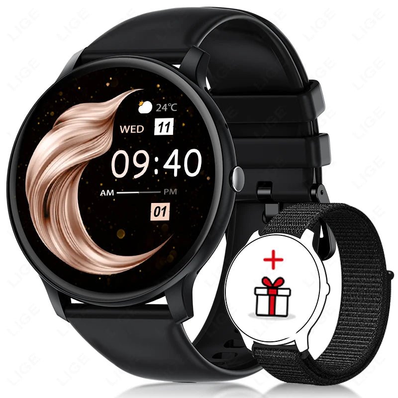 LIGE Smart Watch Women Men Bluetooth Call - Omystec