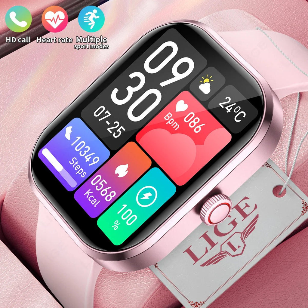 LIGE Smart Watches Ladies Bluetooth Call Sport Bracelet - Omystec