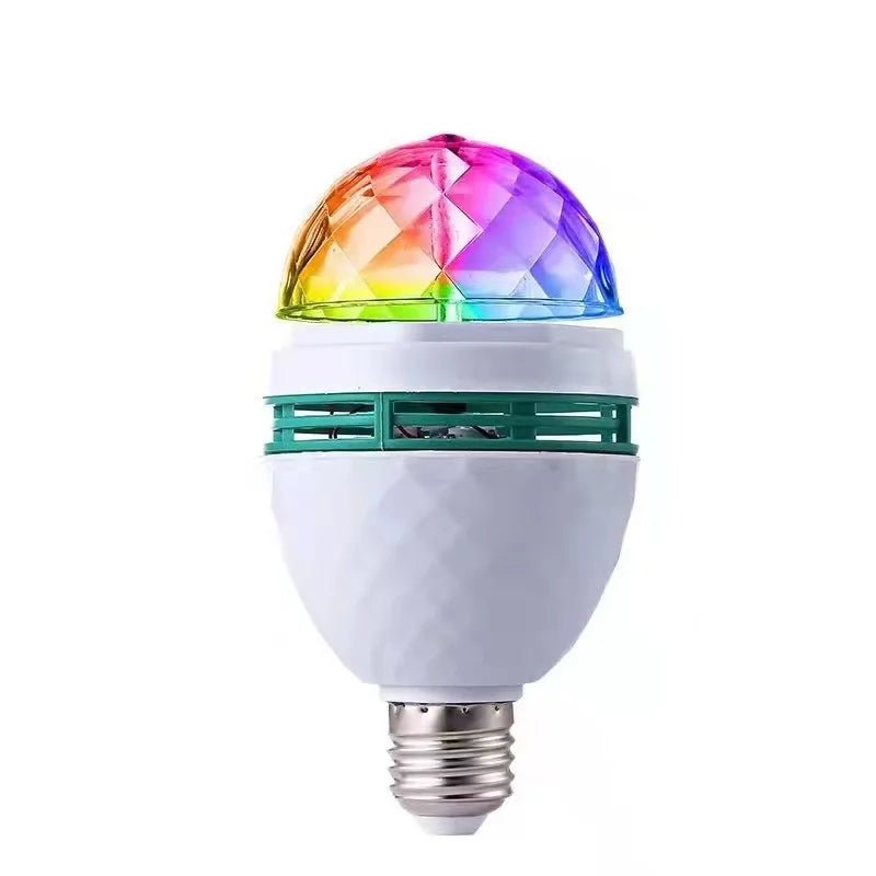 Multicolor Stage Effect Lighting Atmosphere Rotating E27 light bulb - Omystec