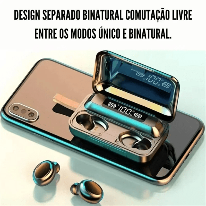 New F9 Bluetooth Headphones 9D Stereo High Bass Sport Earphones - Omystec