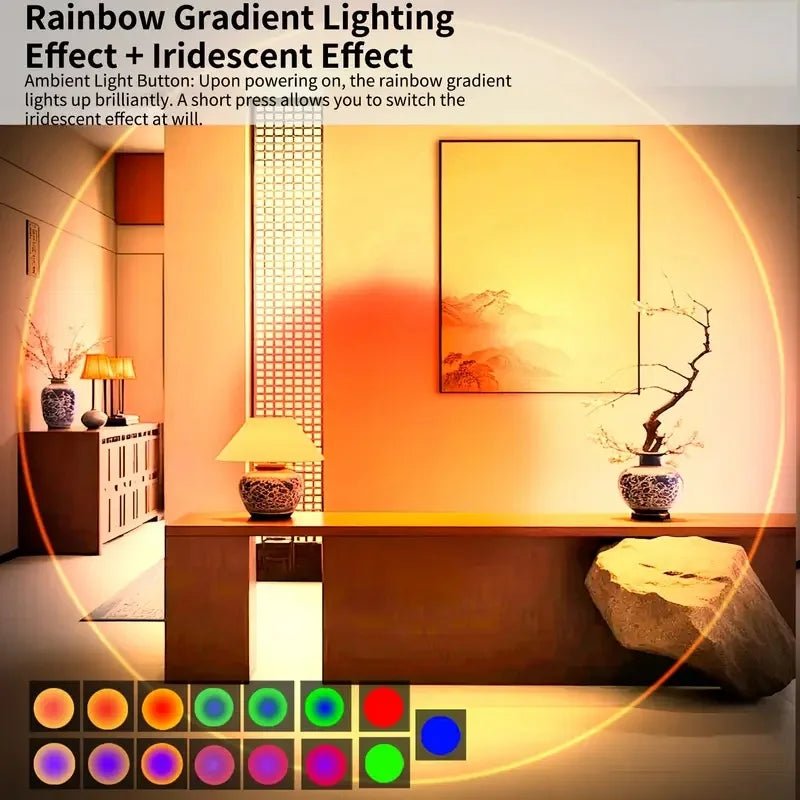 RGB Gradient LED Night Light with Motion Sensor - Omystec