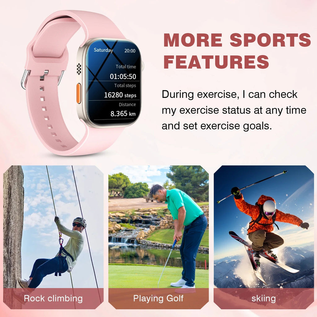 Smart watch, wireless calling, multi - sport mode, unisex - Omystec