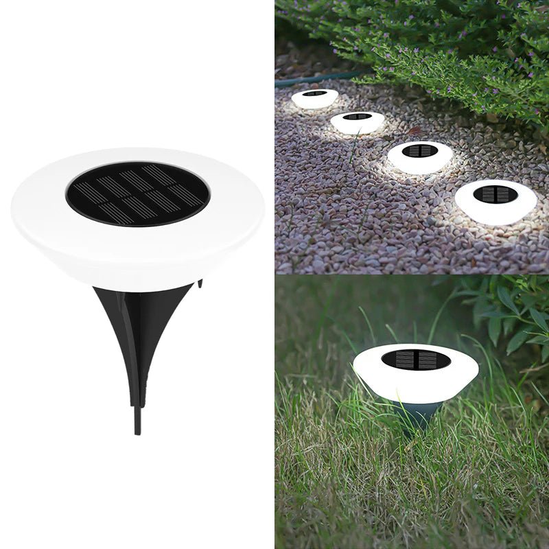Solar Ground Lights,14LED Waterproof Outdoor for Garden Pathway - Omystec