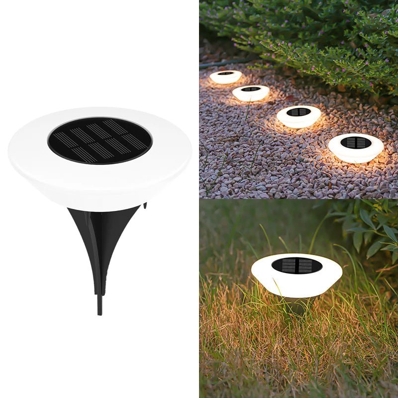 Solar Ground Lights,14LED Waterproof Outdoor for Garden Pathway - Omystec
