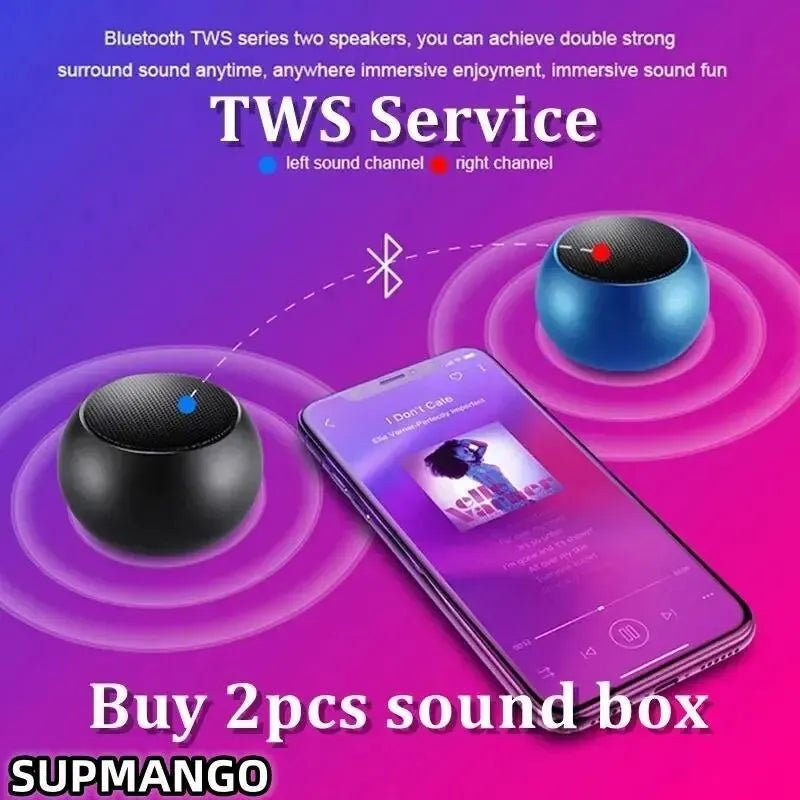 Supmango M3 Flash Wireless Bluetooth 5.0 Mini Speaker Portable - Omystec