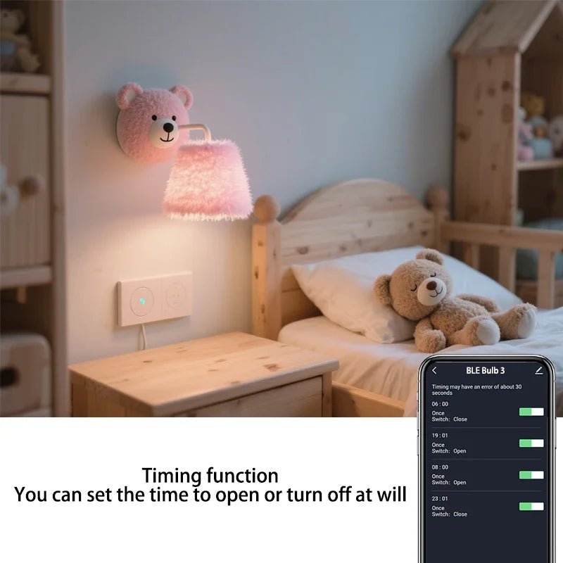 Tuya Bluetooth LED bulb RGBCW color changing light intelligent life APP group control timing - Omystec