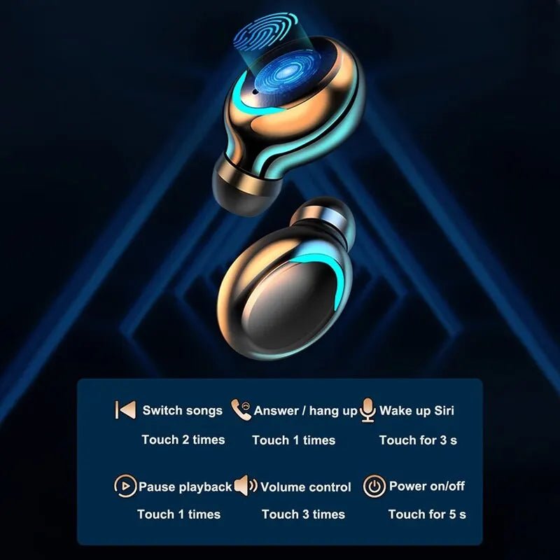 Wireless Bluetooth Earphones TWS Headphones - Omystec